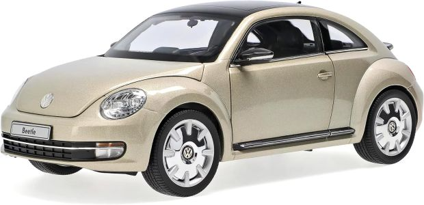 VW Beetle Coupe Moon Rock silver grey . 1:18 Kyosho